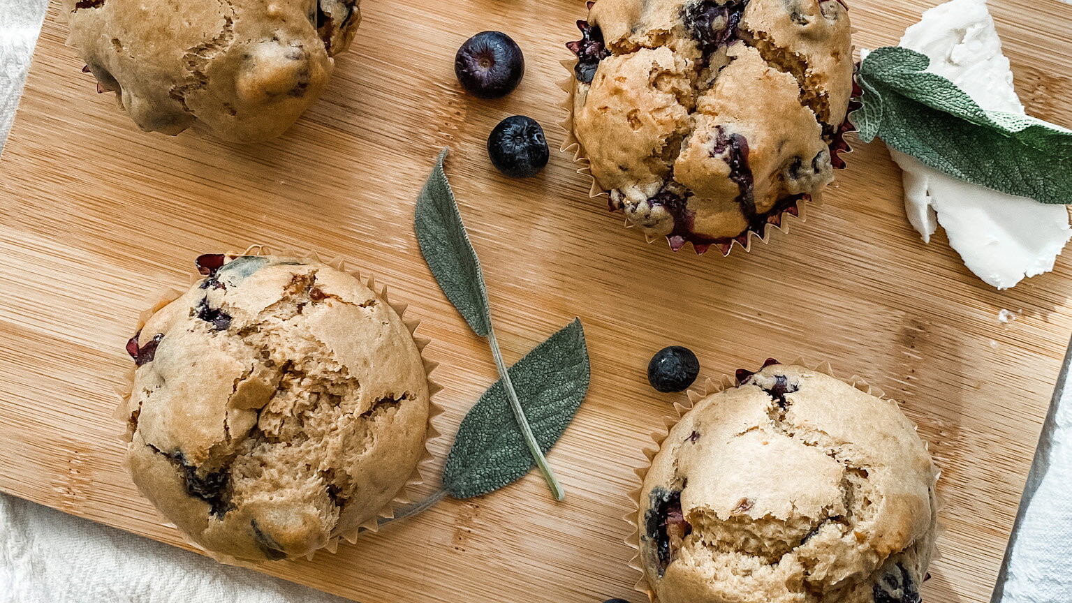 Image of Blueberry Sage Muffins