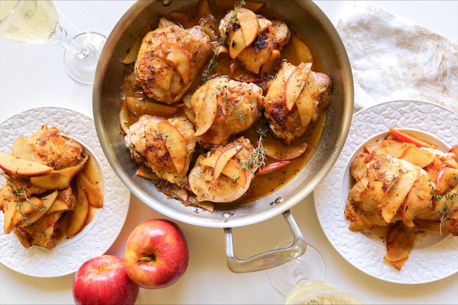 Image of Apple Glazed Chicken Thighs