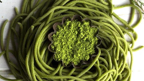 Image of Matcha Spaghetti Noodles