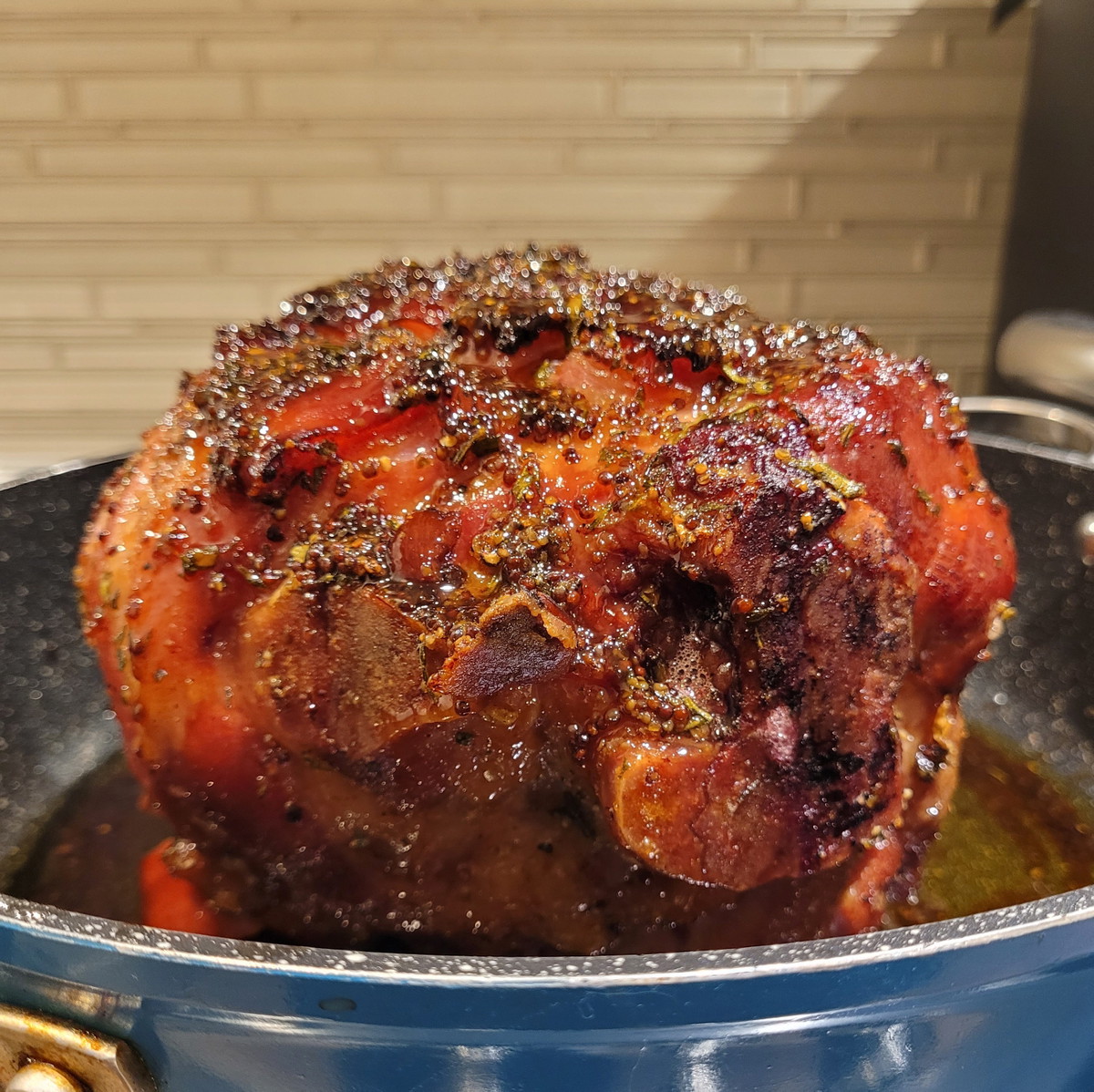 Olive Wood Smoked and Gravenstein Apple Roasted Ham