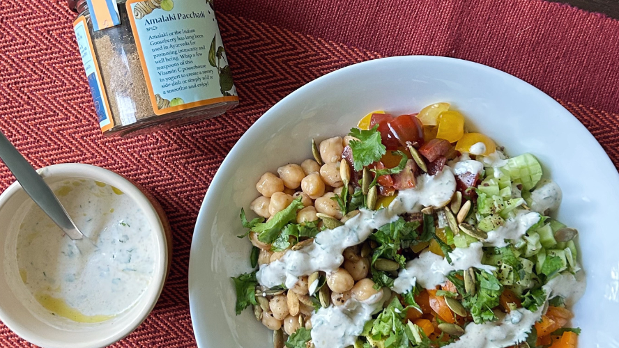 Quinoa Bowl with Amalaki Pacchadi