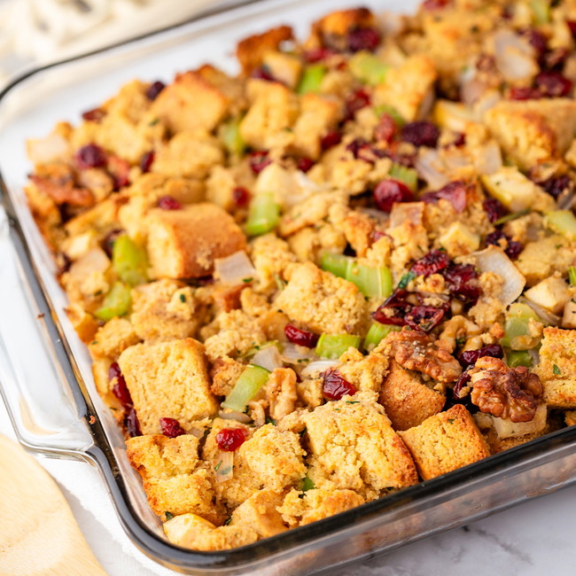 Image of Fall Cornbread Stuffing 