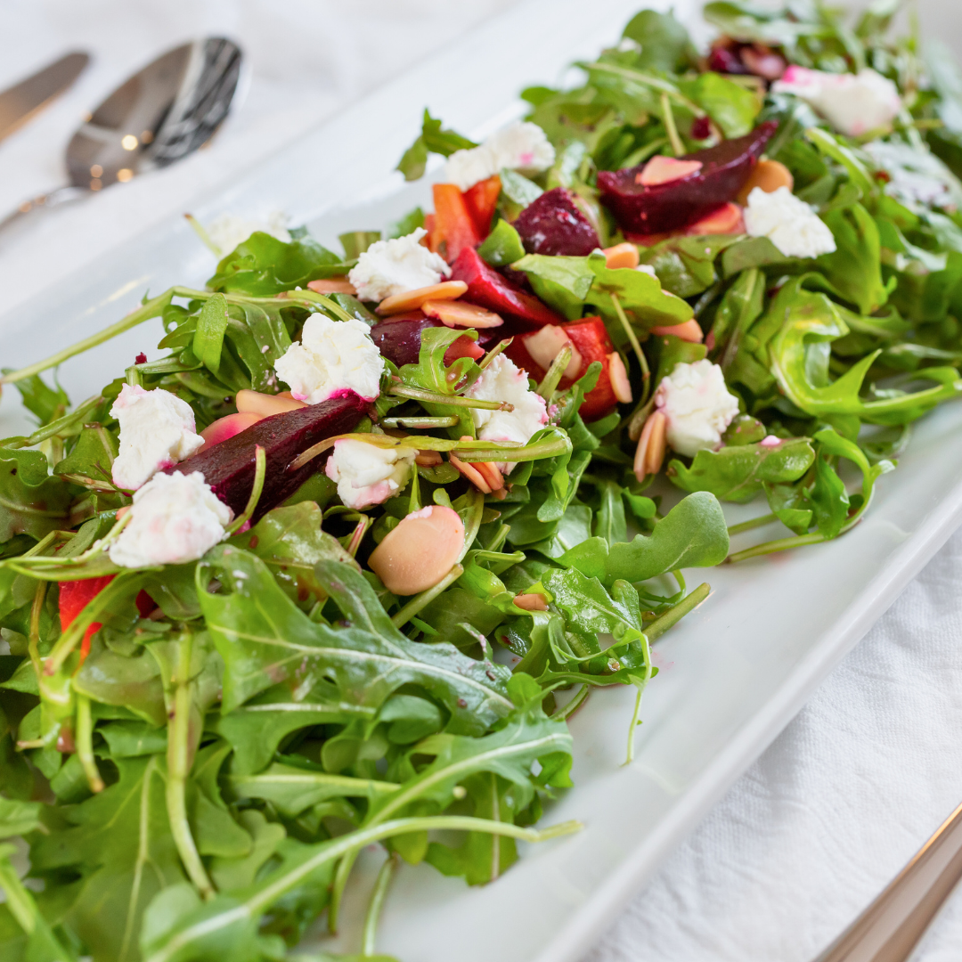 Roasted Beet & Fresh Mozzarella Salad