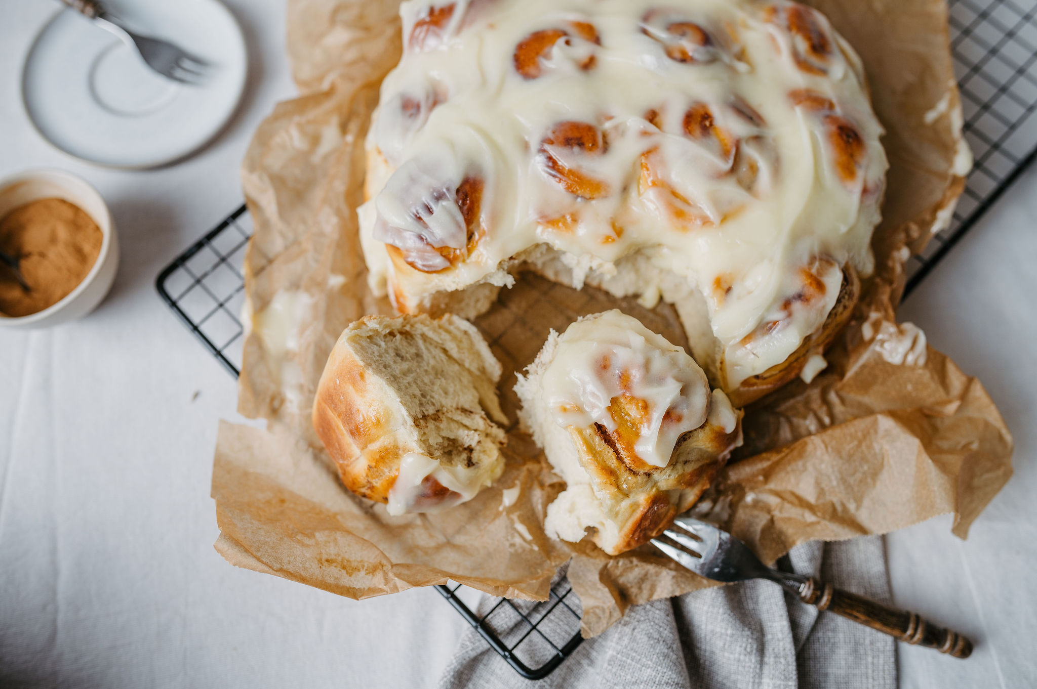 Image of Cinnamon Rolls (Amerikanische Zimtschnecke)