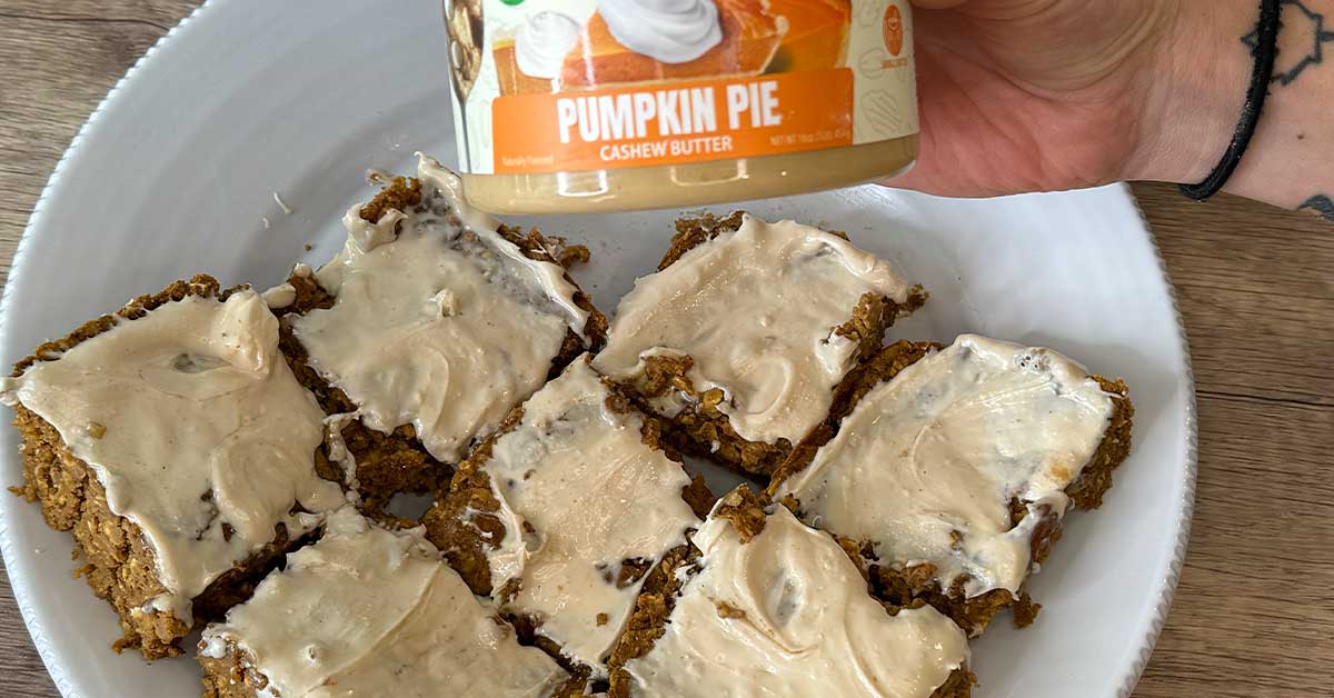 Dairy and Gluten Free Protein Pumpkin Fit Butters Bars 