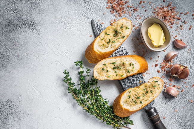 Image of Thyme-Infused Honey Butter Crostini
