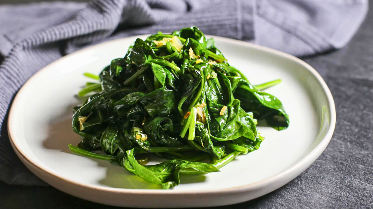 Image of Garlic Wilted Spinach