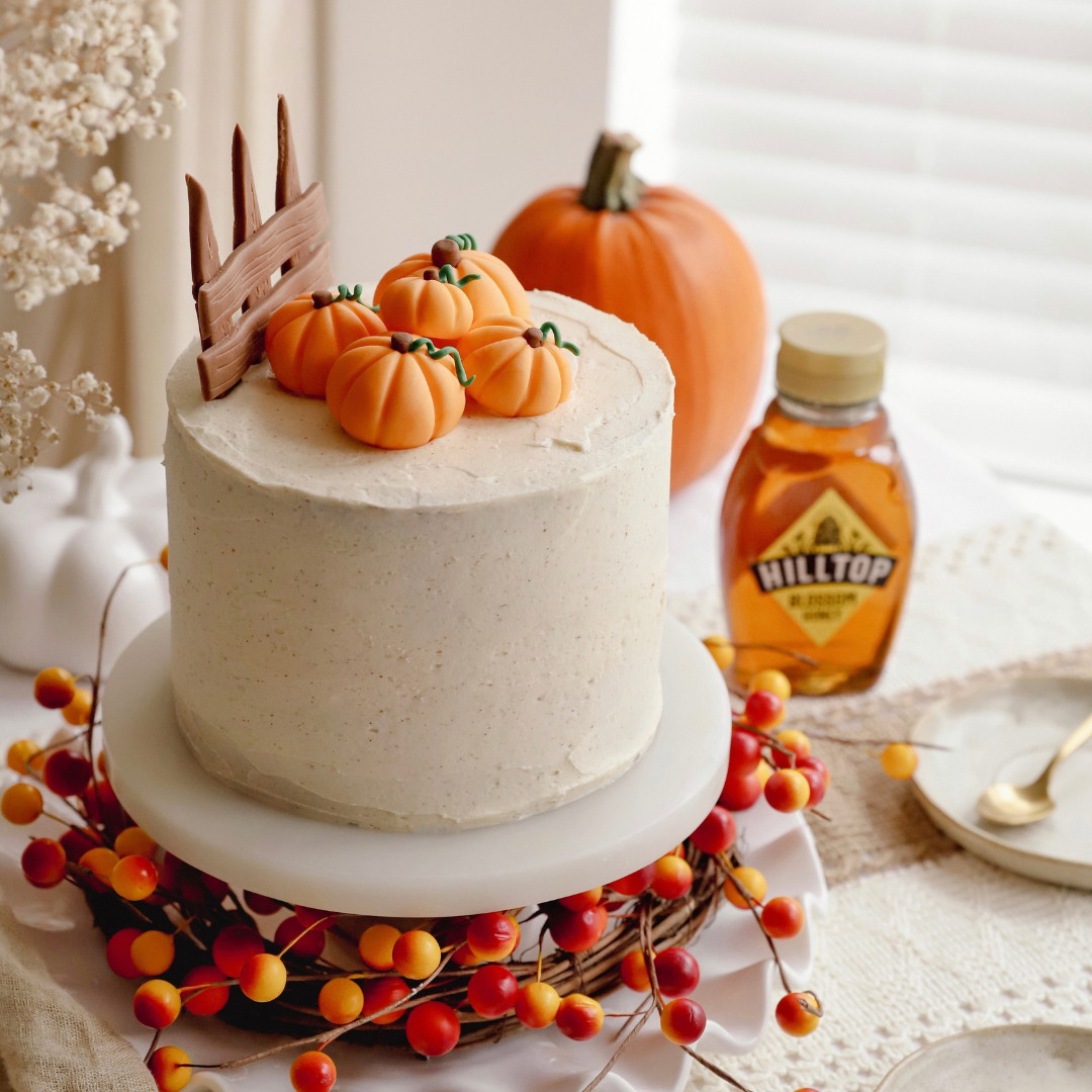Honey Spice Pumpkin Patch Cake