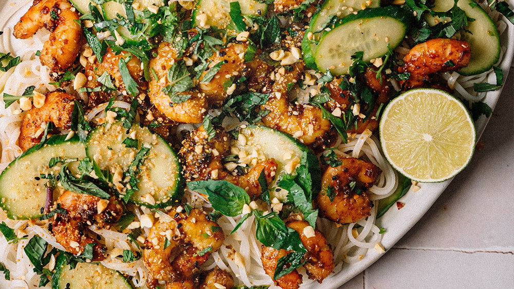 Image of Spicy Shrimp Noodle Bowl