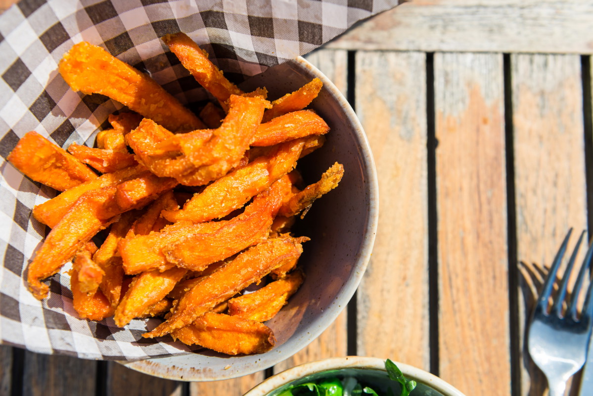 Bacon Pow Sweet Potato Fries