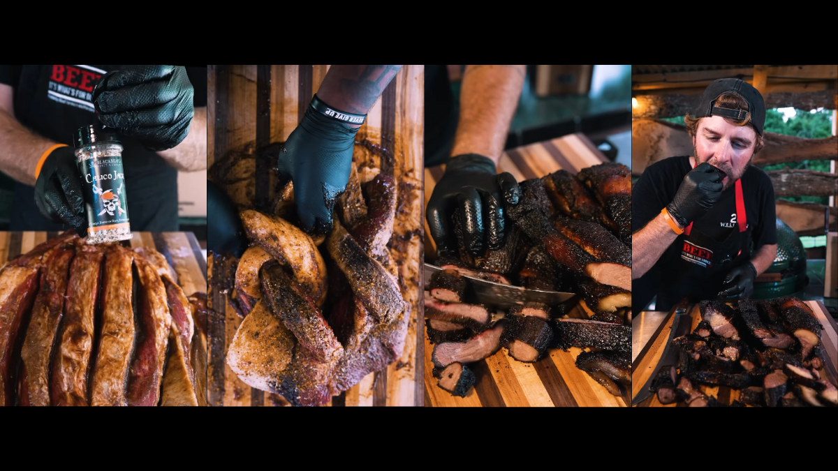 Image of The First Ever Braided, Smoked & Deep Fried Wagyu Packer Brisket Recipe