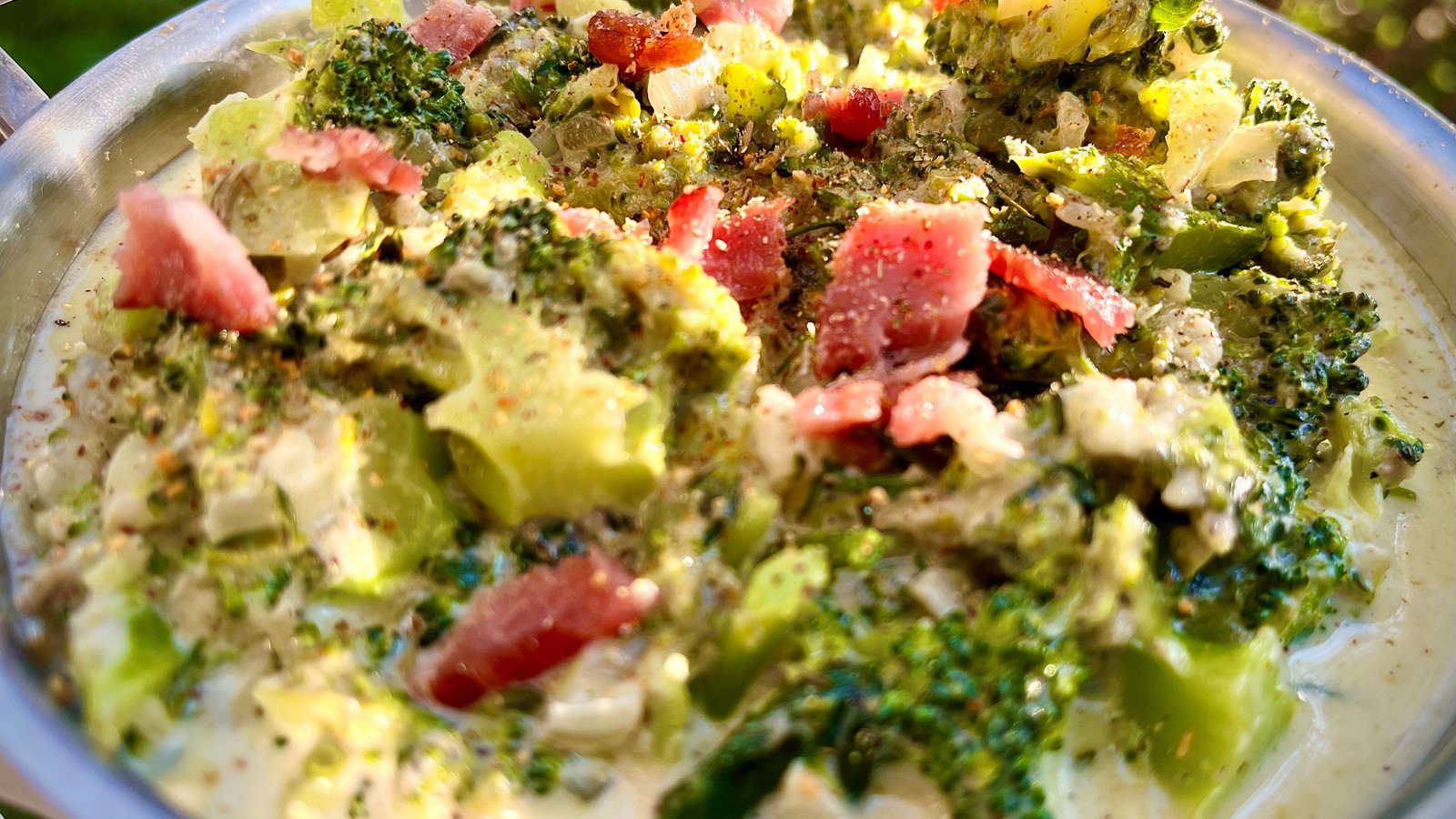 Image of Creamy Broccolini with Bacon