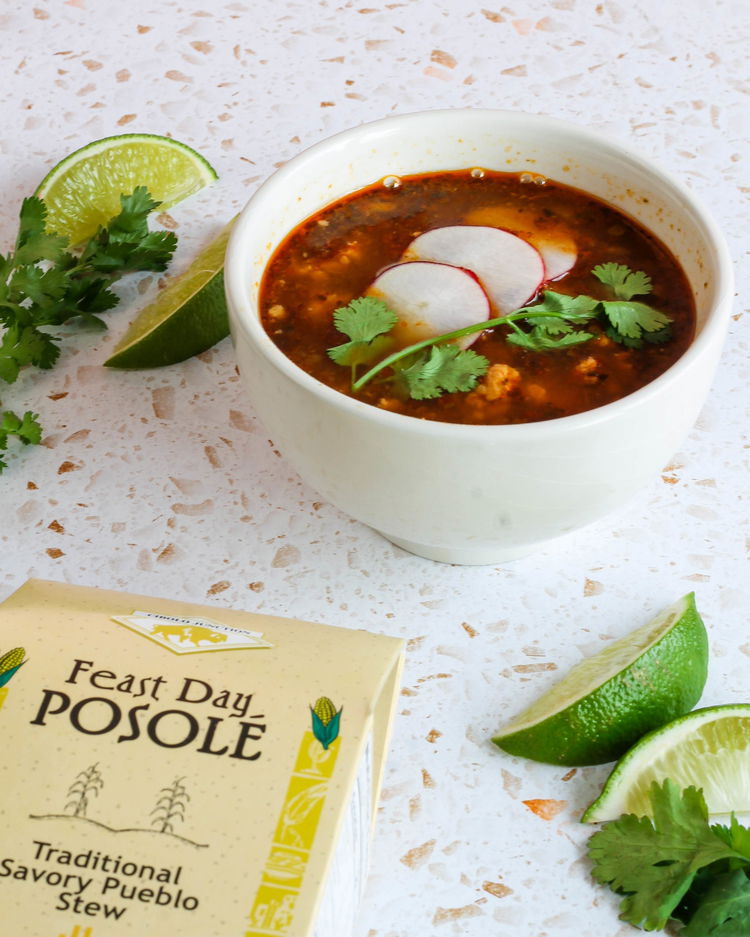 Image of Add the contents of Cibolo Junction Feast Day Posole Mix.