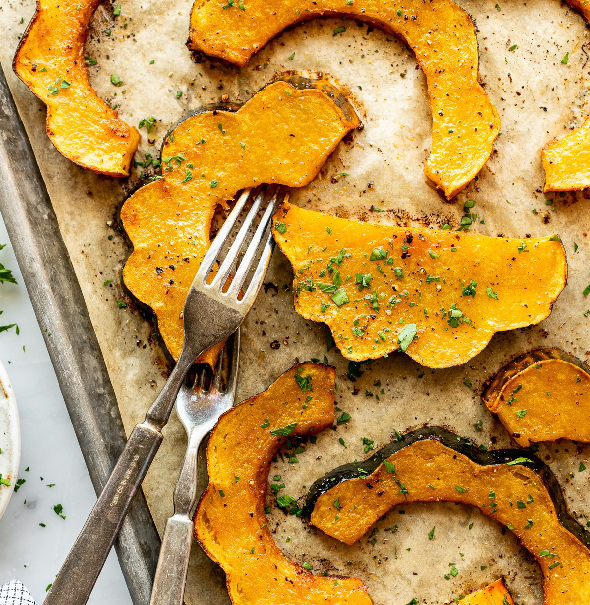 Wild Mushroom & Sage Roasted Acorn Squash
