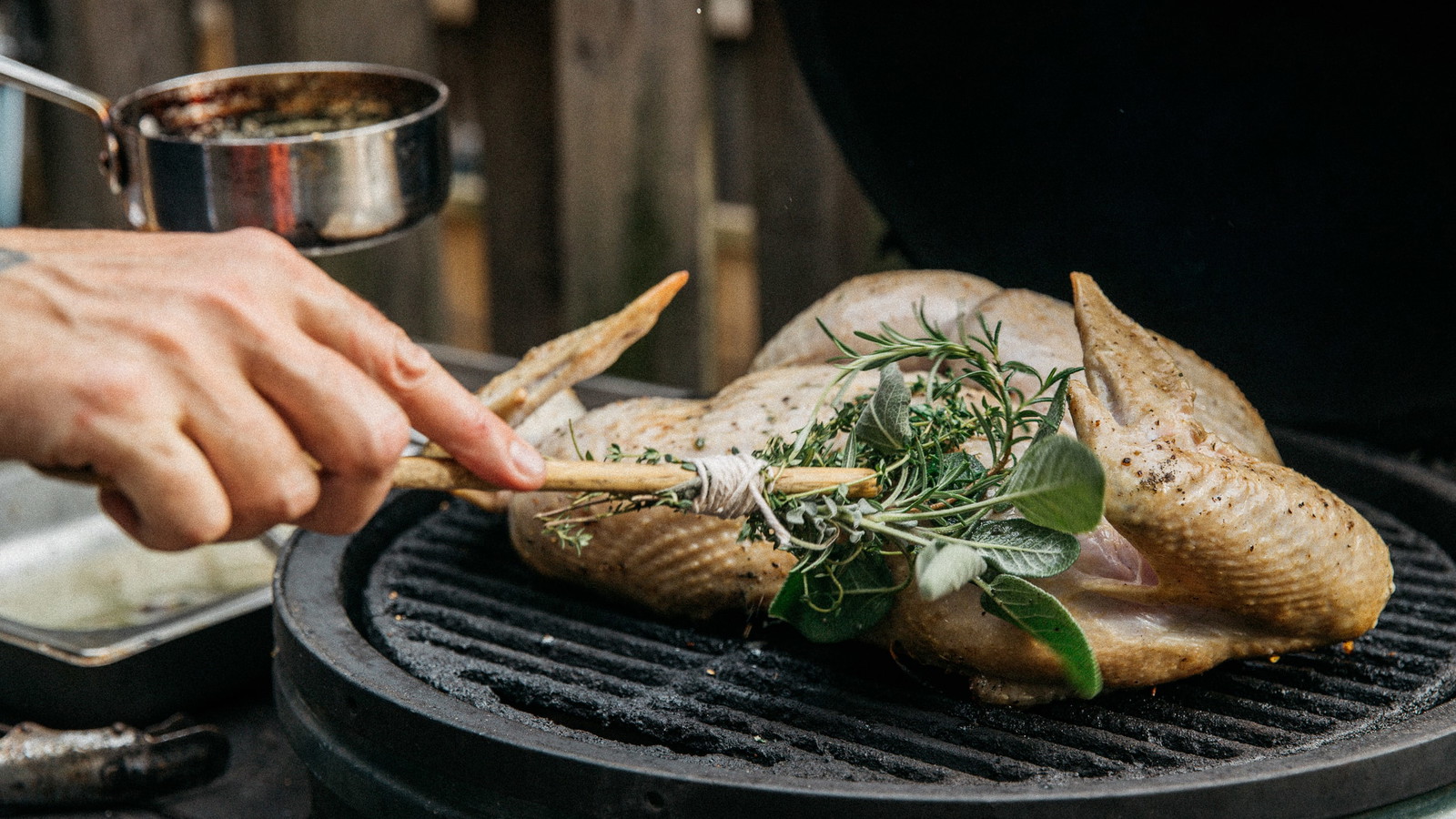 Image of Spatchcock Turkey with Herb Butter Baste