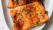 Image of Grilled Salmon with Hot Honey Sauce