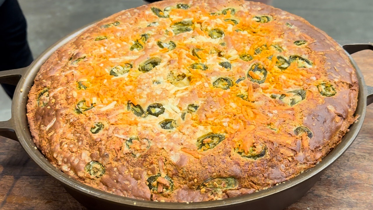 Image of Jalapeno Cheddar Skillet Cornbread