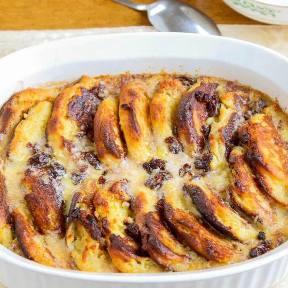 Keto Bread and Butter Pudding (Sweet with added Protein)