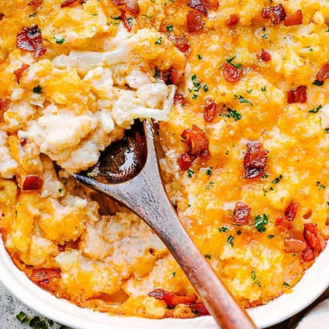 Image of Keto Cauliflower Mac and Cheese Recipe