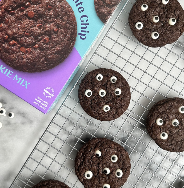 Image of Spooky Stare Chocolate Halloween Cookie Recipe