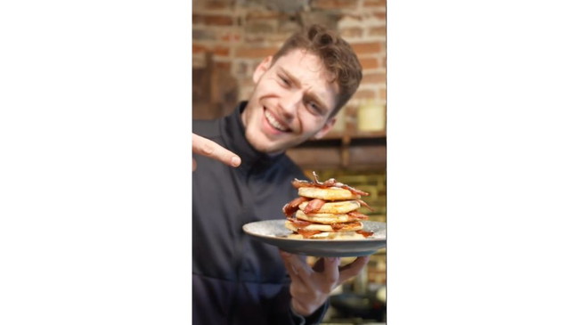 Image of American style pancakes 