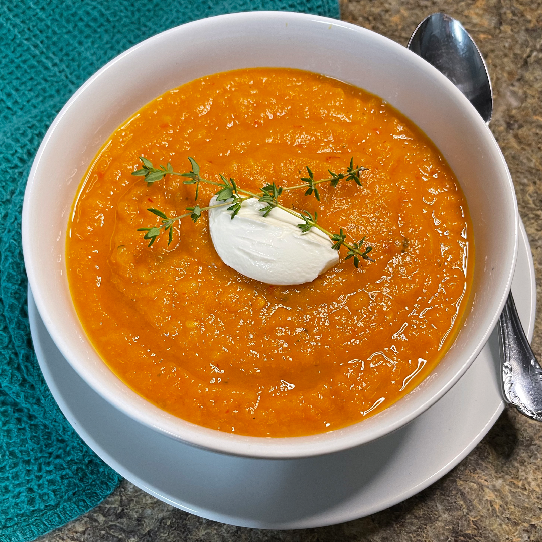 Image of Harissa Carrot Parsnip Soup 