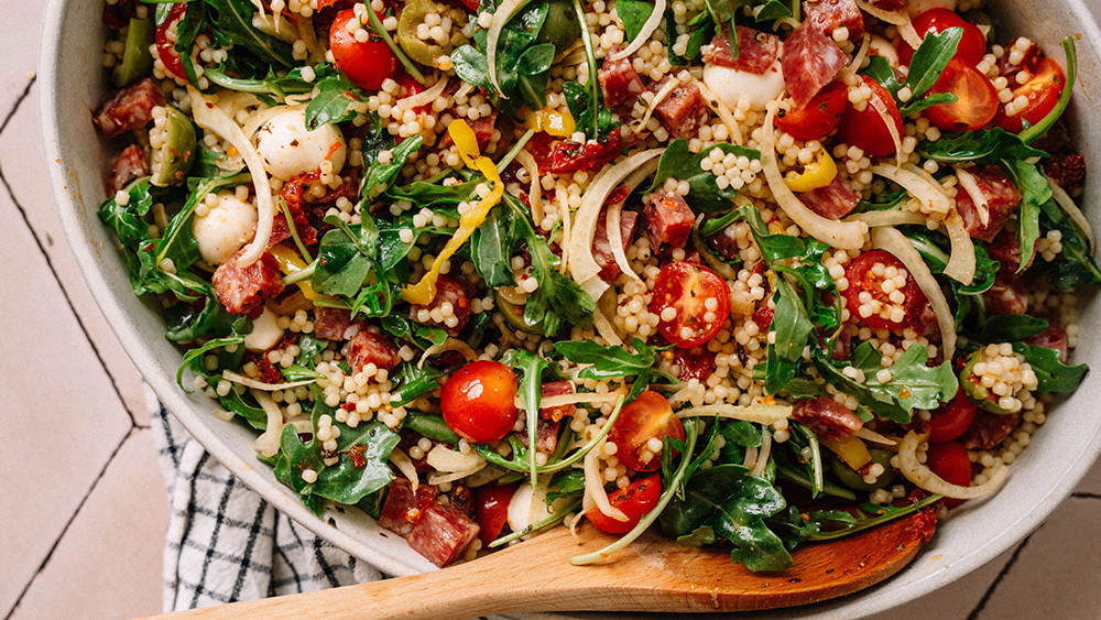 Image of Antipasto Salad with Sun-Dried Tomato Vinaigrette