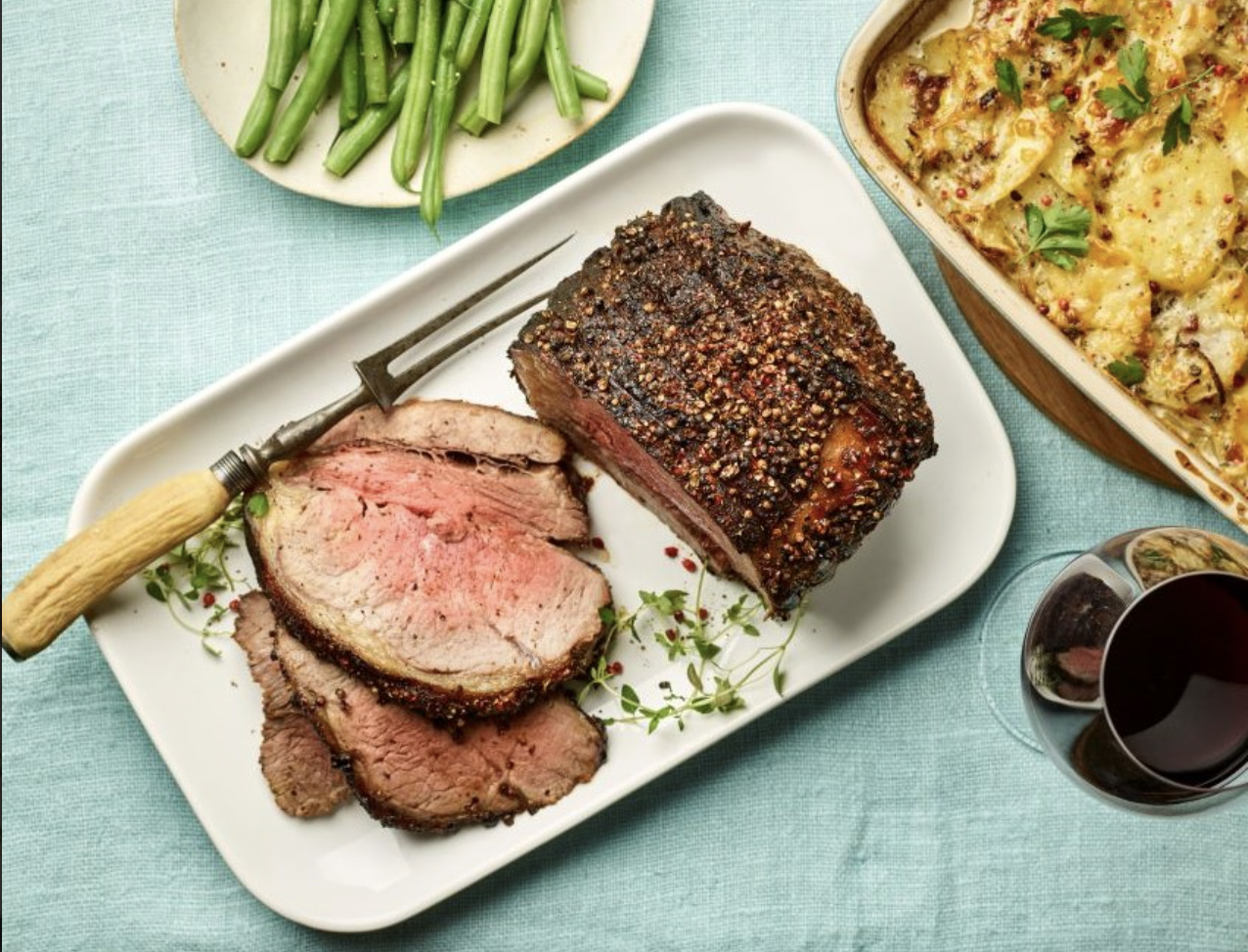 Image of Peppered Beef Sirloin and Dauphinois Potatoes