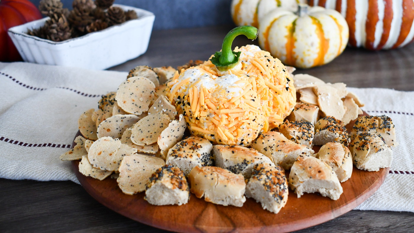 Image of Vegan Pumpkin Cream Cheese Ball