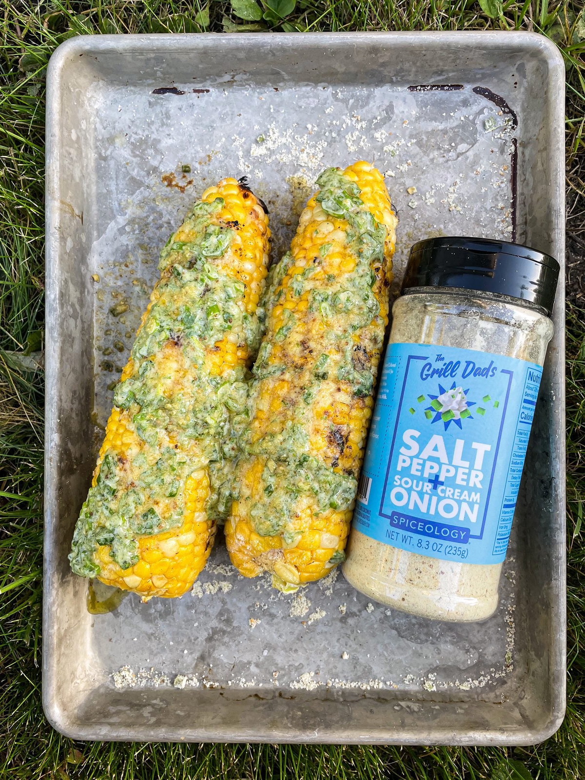 Salt Pepper + Sour Cream Onion Grilled Corn
