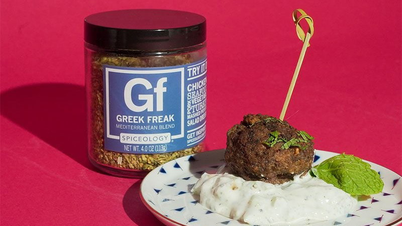 Image of Greek Freak Lamb Meatballs & Tzatziki