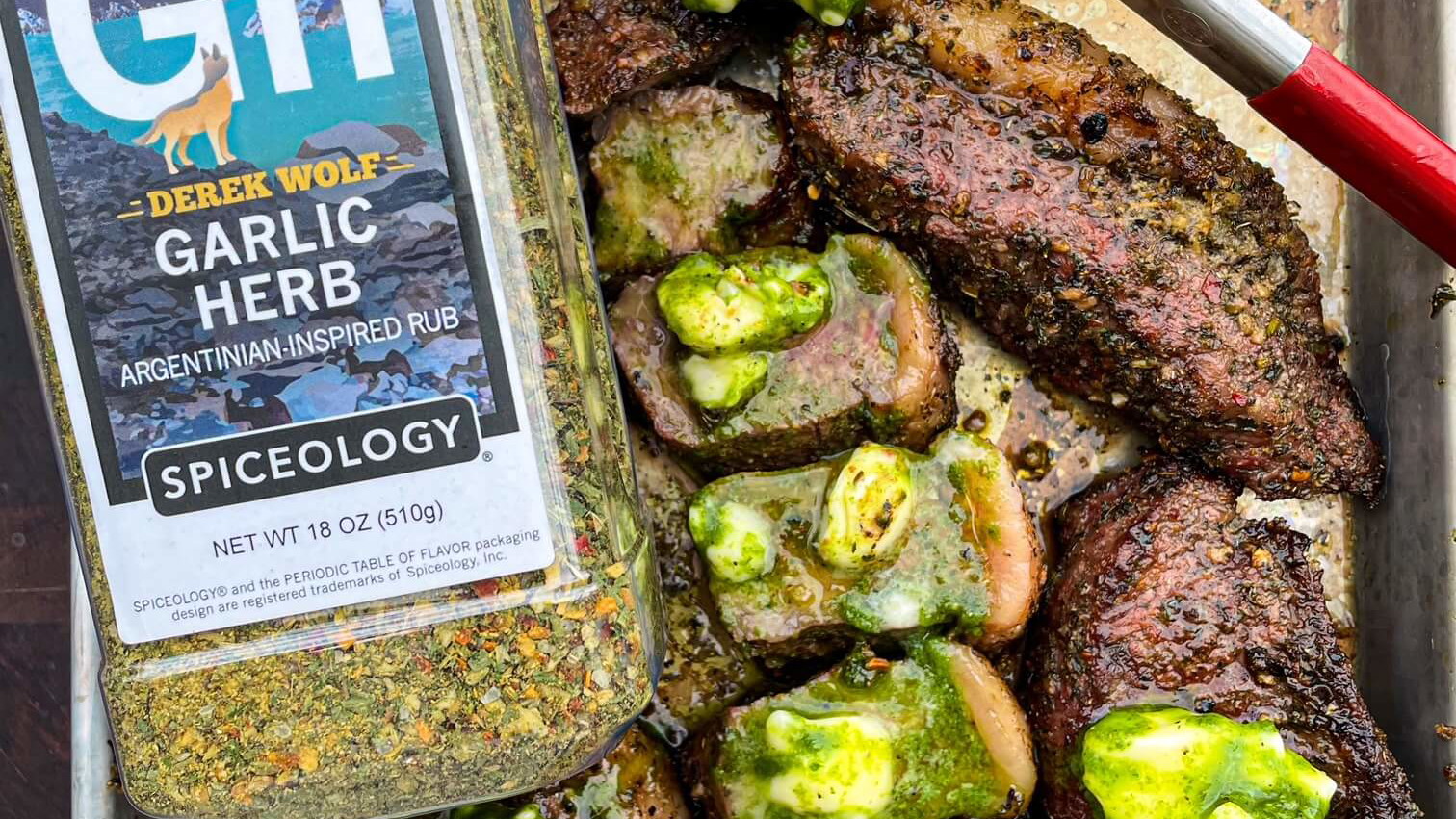 Image of Garlic Herb Picanha with Chimichurri Butter