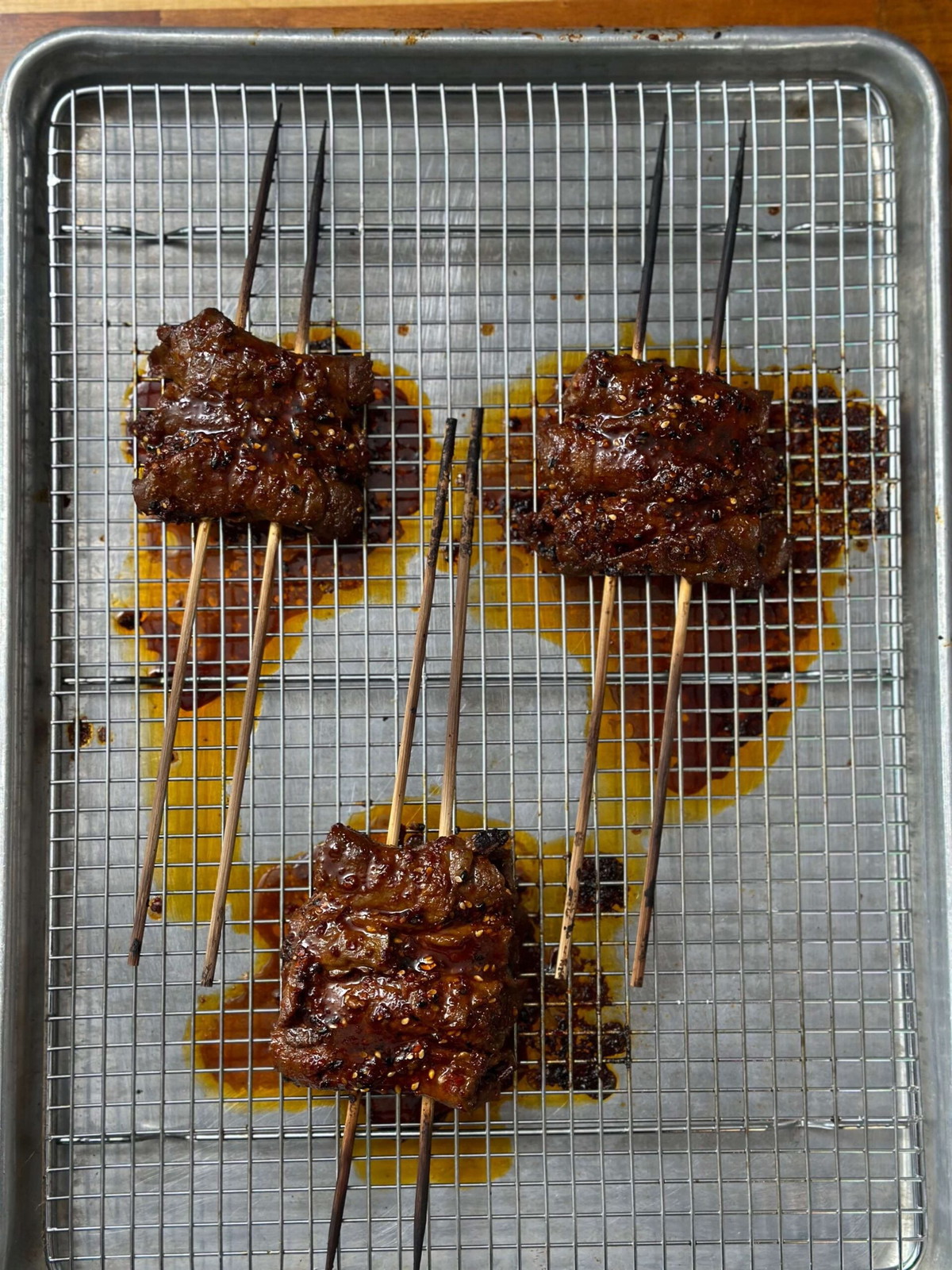 Korean BBQ Bulgogi Beef Skewers