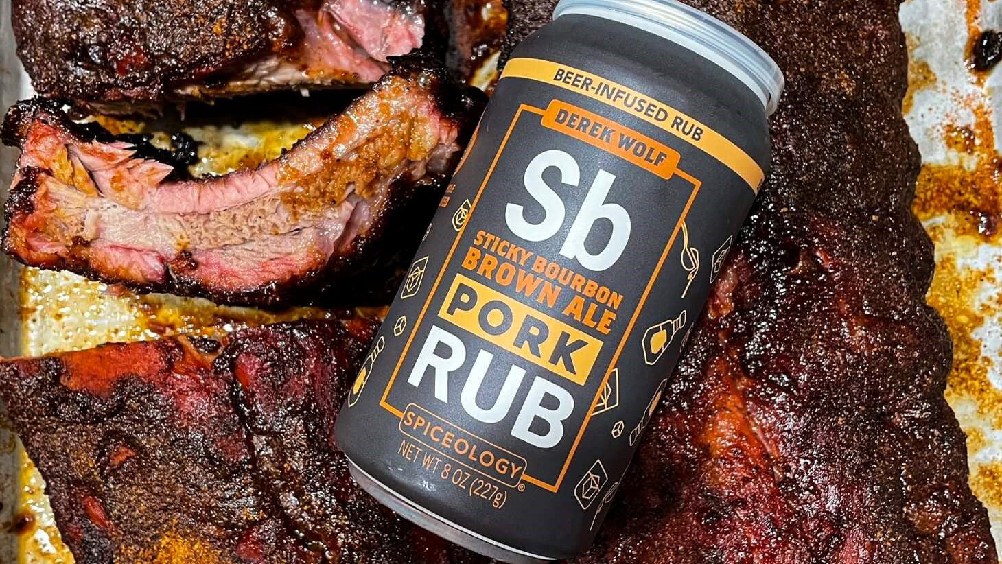 Image of Sticky Bourbon Brown Ale Pork Ribs