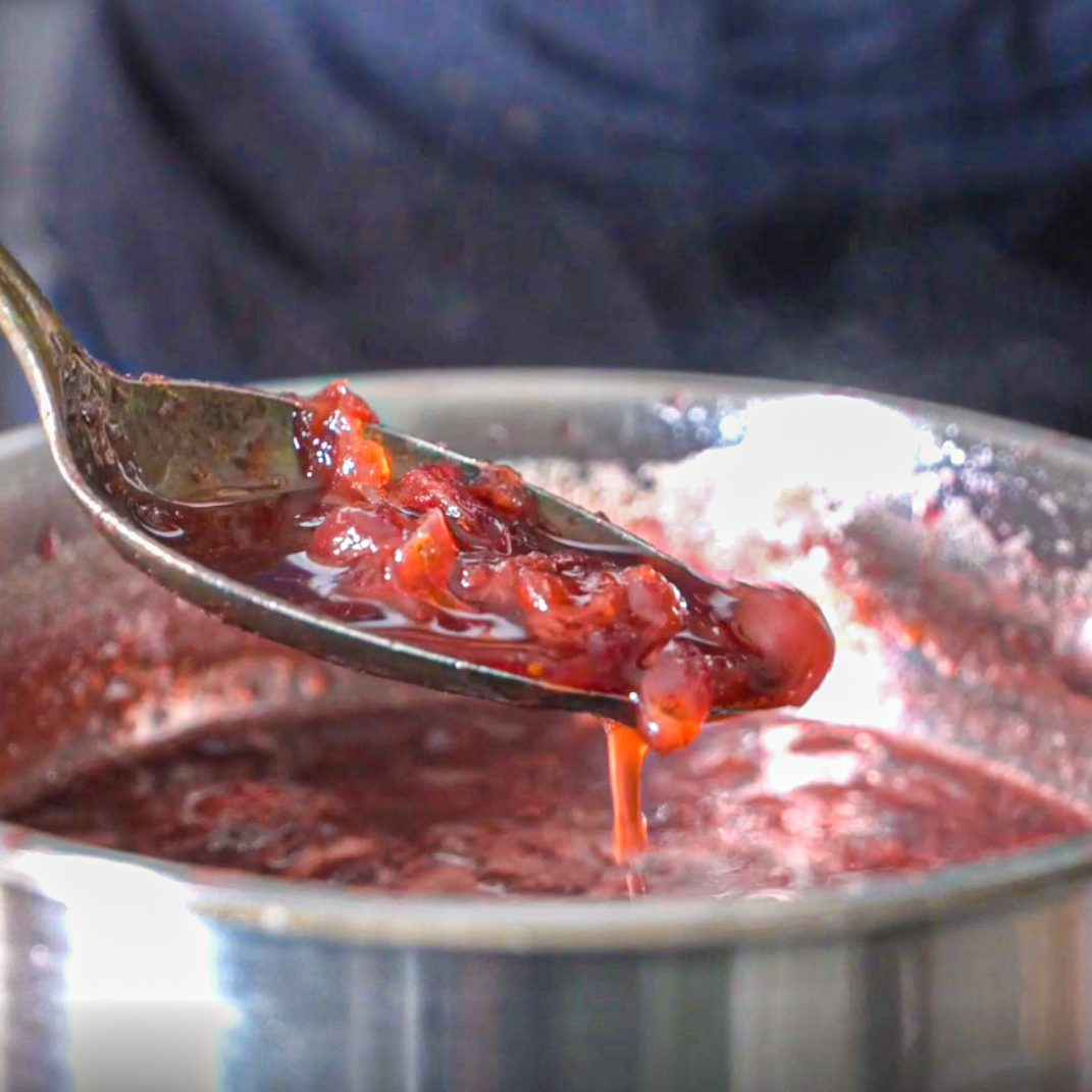 Maple Sugar Cranberry Sauce