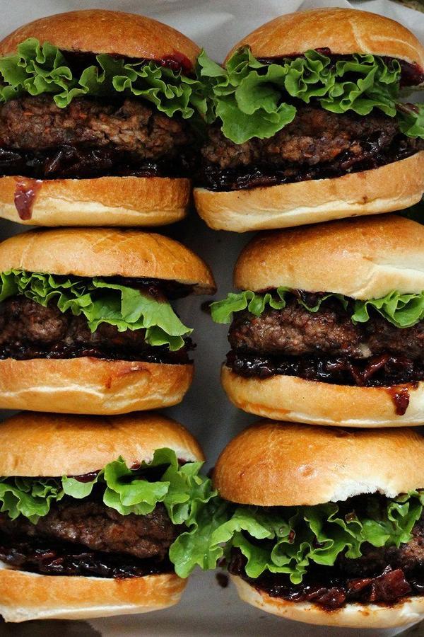 Thai Red Curry PB & Jelly Burgers