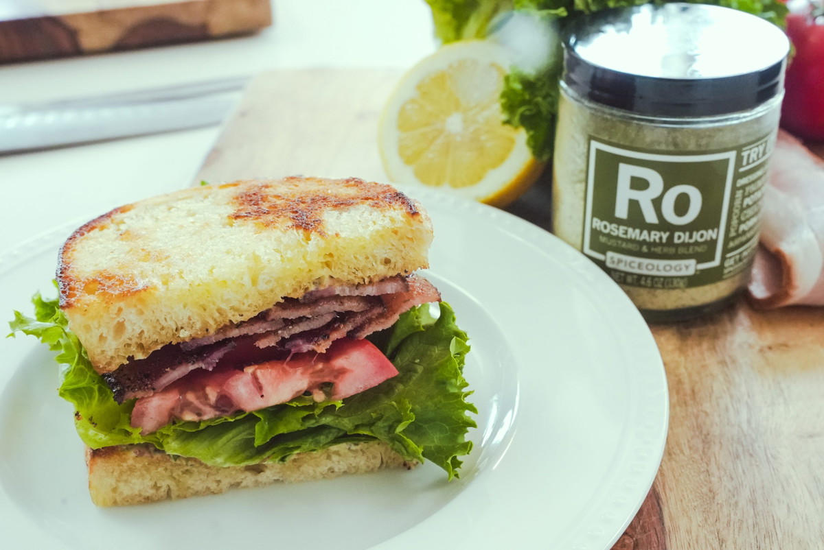 Rosemary Dijon BLT Sandwich