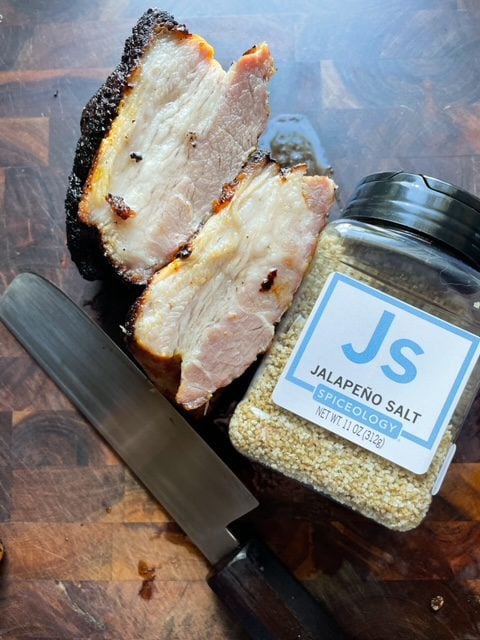 Jalapeño Salt & Sugar Crusted Pork Belly