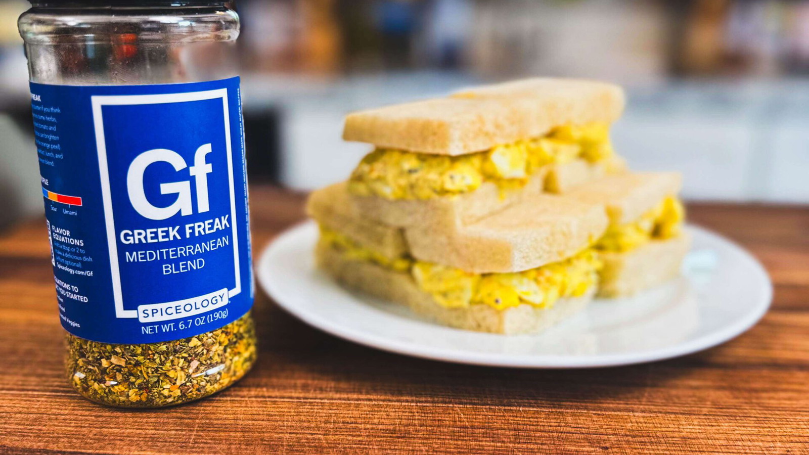 Image of Greek Freak Egg Salad Sandwiches