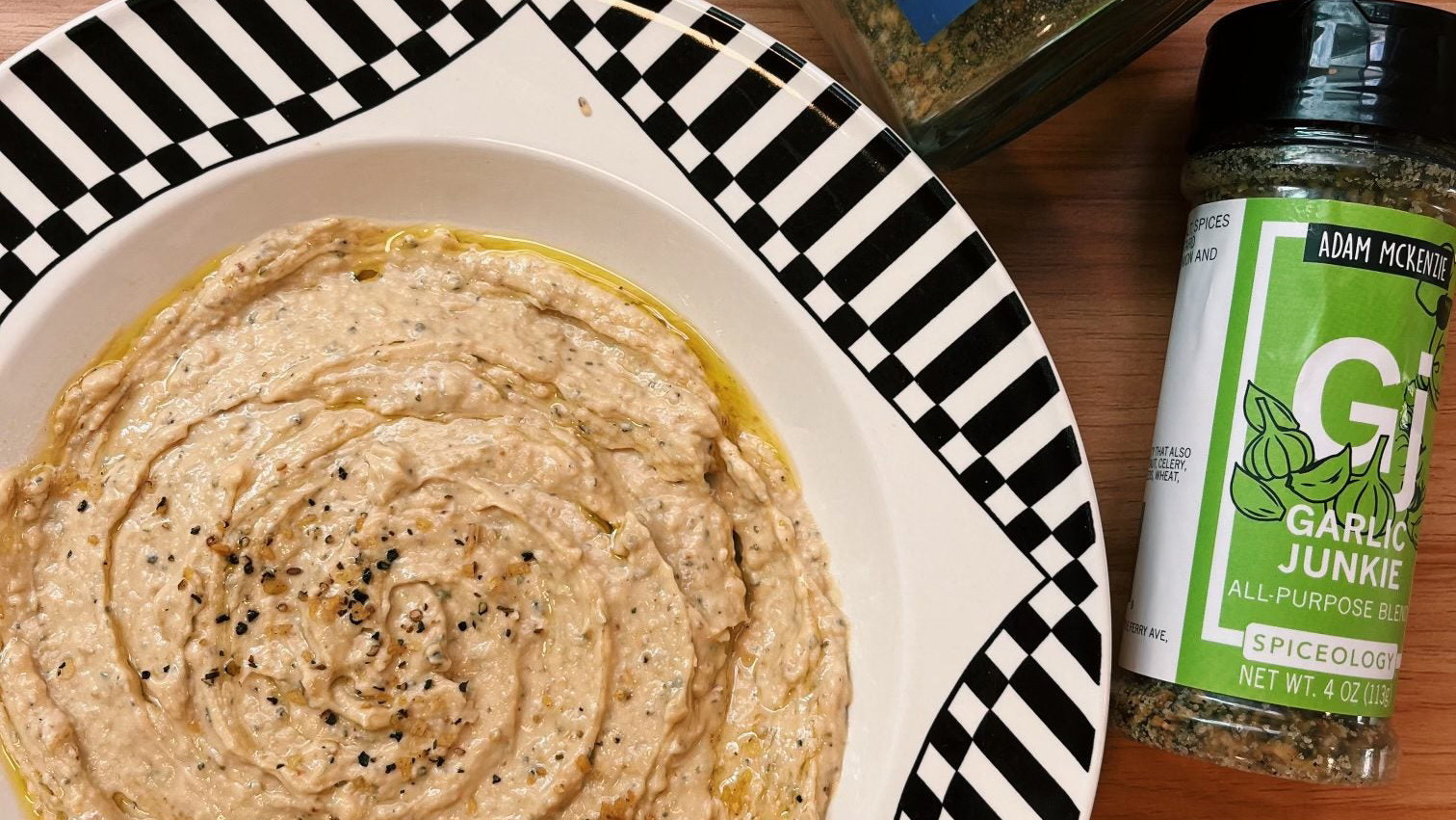 Image of Easy Greek Freak & Garlic Junkie Herby Hummus