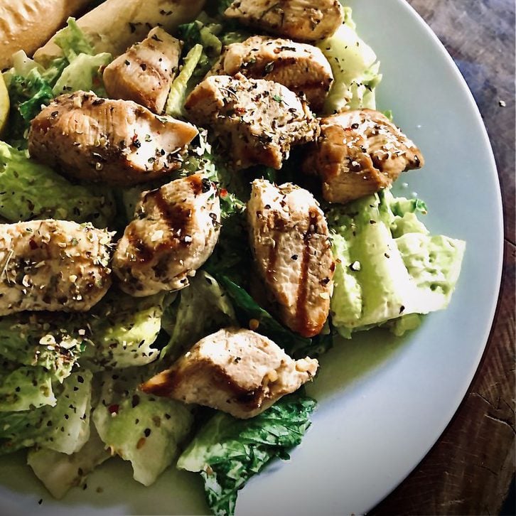 Greek Freak Yogurt Marinated Chicken Salad
