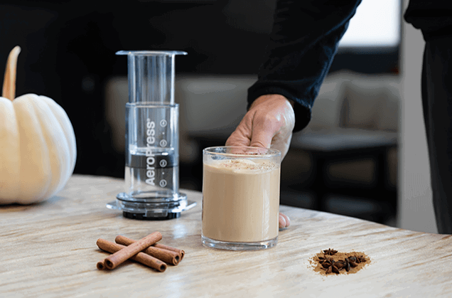 Image of AeroPress Pumpkin Spice Latte Recipe