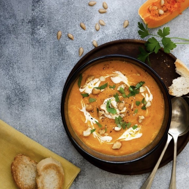 Image of Creamy Roasted Butternut Squash Soup