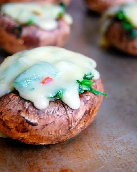 Image of Pepper Jack & Spinach Stuffed Portobello Mushrooms