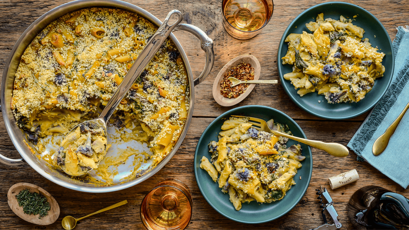 Image of Vegan Cauliflower Pasta Bake