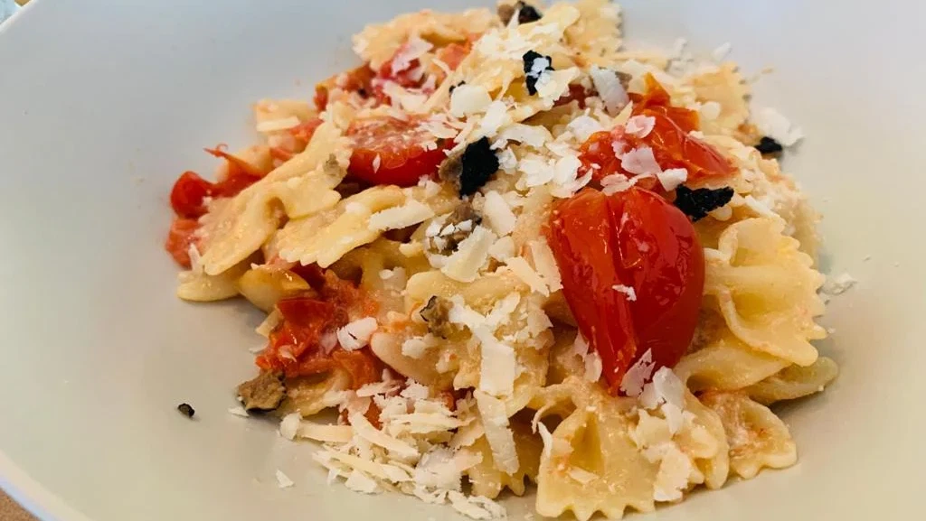 Image of Pasta with Ricotta and Cherry Tomatoes Recipe – Timperio