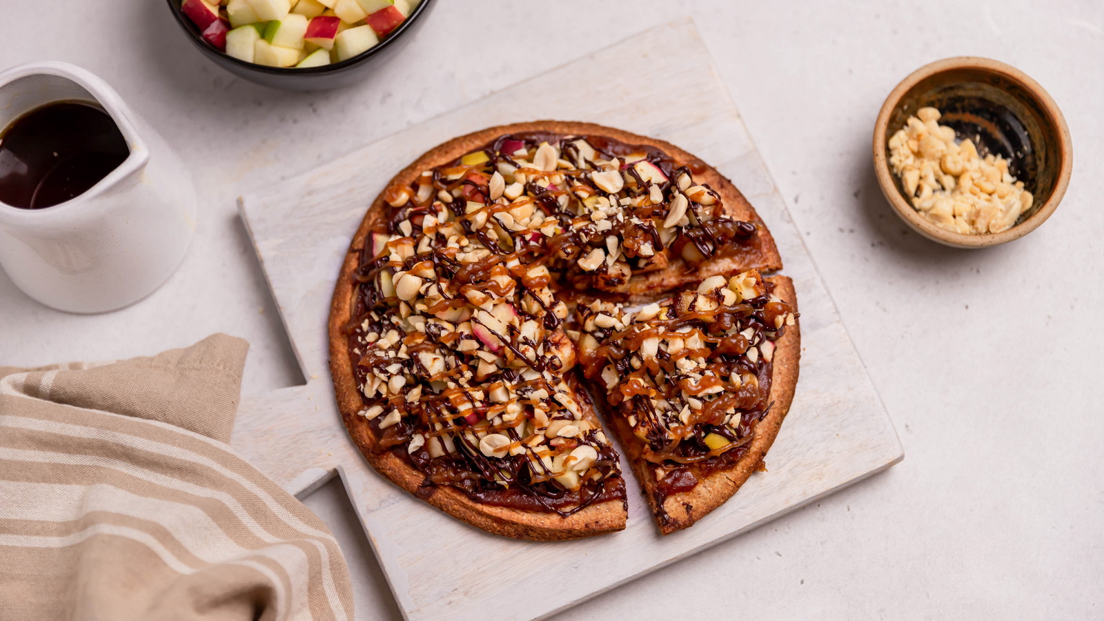 Image of Date Caramel Apple Dessert Pizza