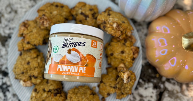 Image of Fit Butters Pumpkin Chocolate Chip Protein Cookies 