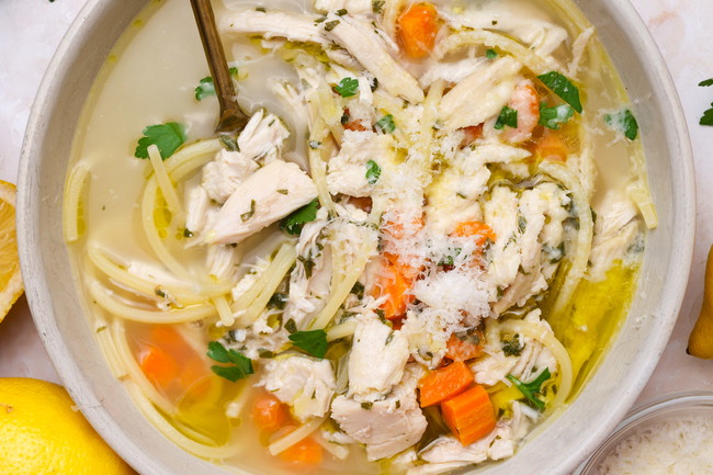 Image of Lemon Chicken Noodle Soup