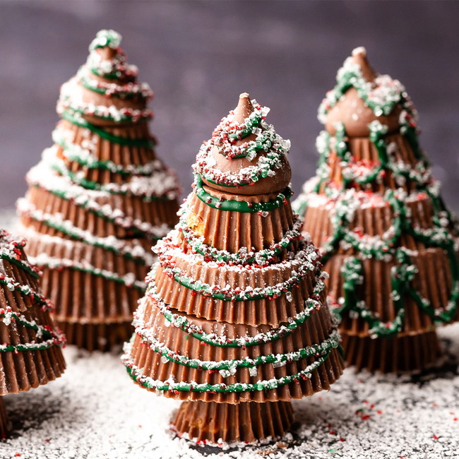 Image of Candy Decorated Trees 